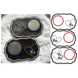 Stickserie - MugRugs Mrs. & Mrs.